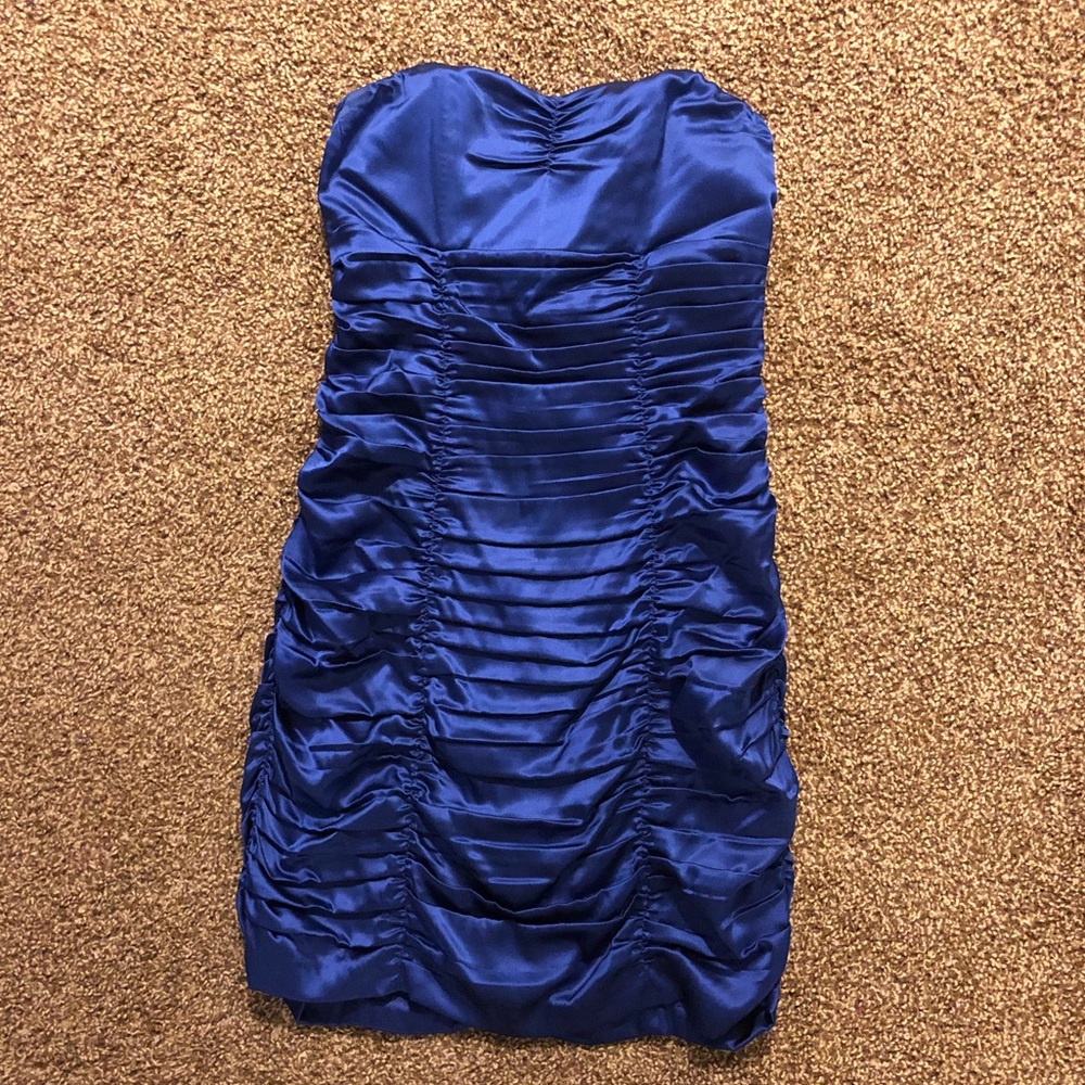 Express blue silky dress Sz 6
